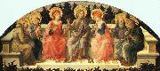 Fra Filippo Lippi Seven Saints oil on canvas